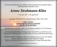 eine Anzeige
