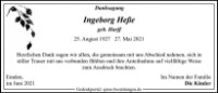 eine Anzeige